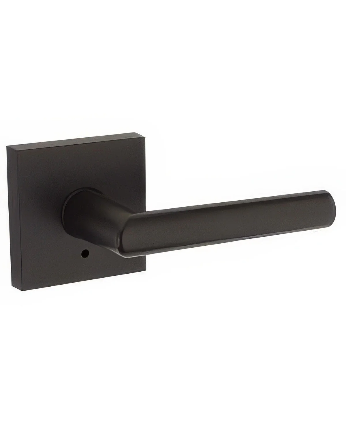Kwikset 155MILSQT Milan Privacy Door Lever with Square Rosette - TA Screen Specialist, Inc.