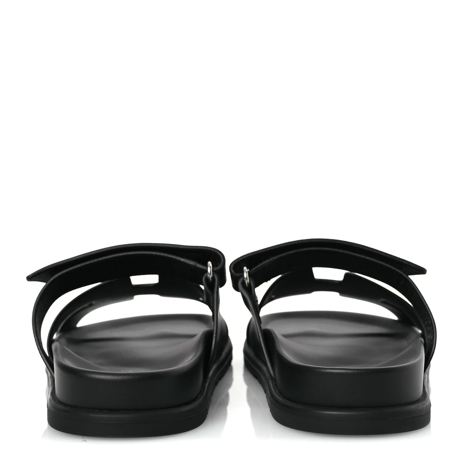Calfskin Womens Chypre Sandals 38 Black