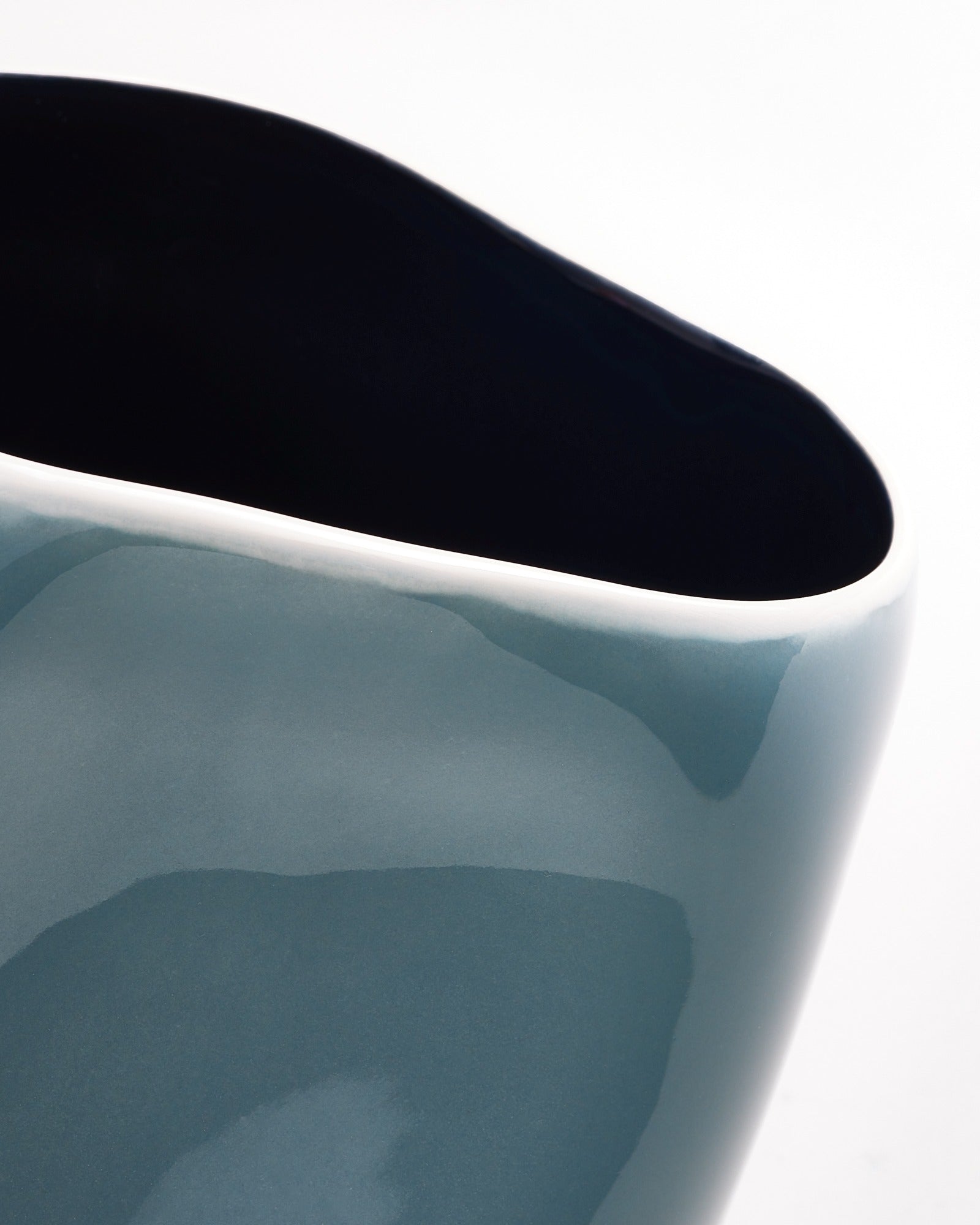 JOÃO - VASE L GRAY-BLUE DARK BLUE