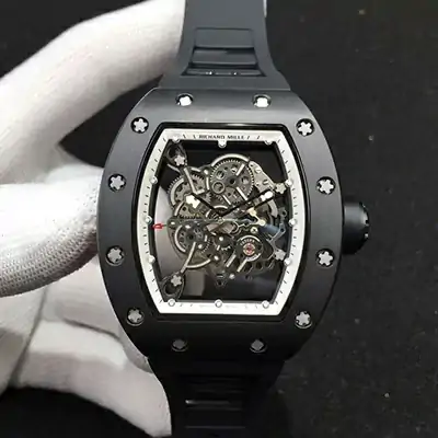 Richard Mille RM055 KV Factory Ceramic White Skeleton Dial