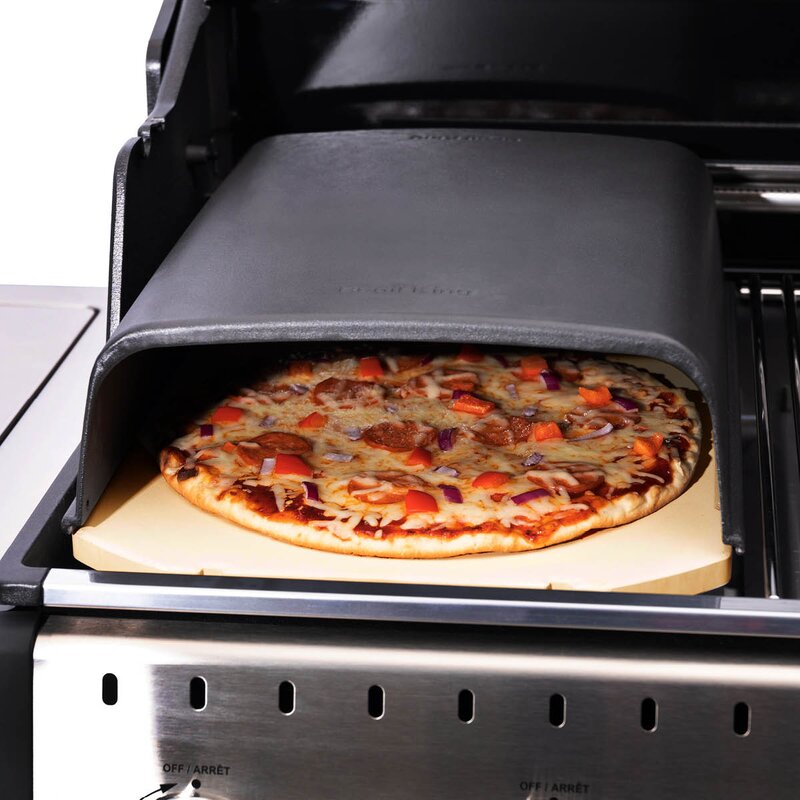 Grillkuppel støpejern 39 cm svart