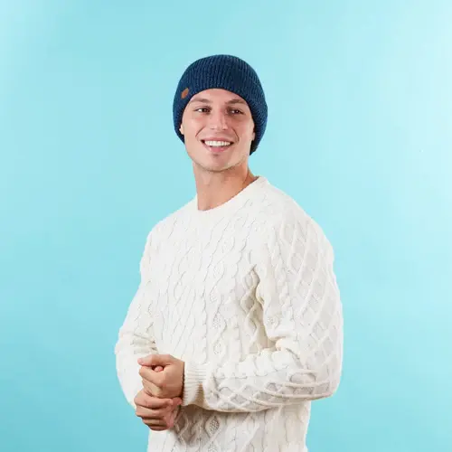 Bonnet Paper Plane Bleu Marine