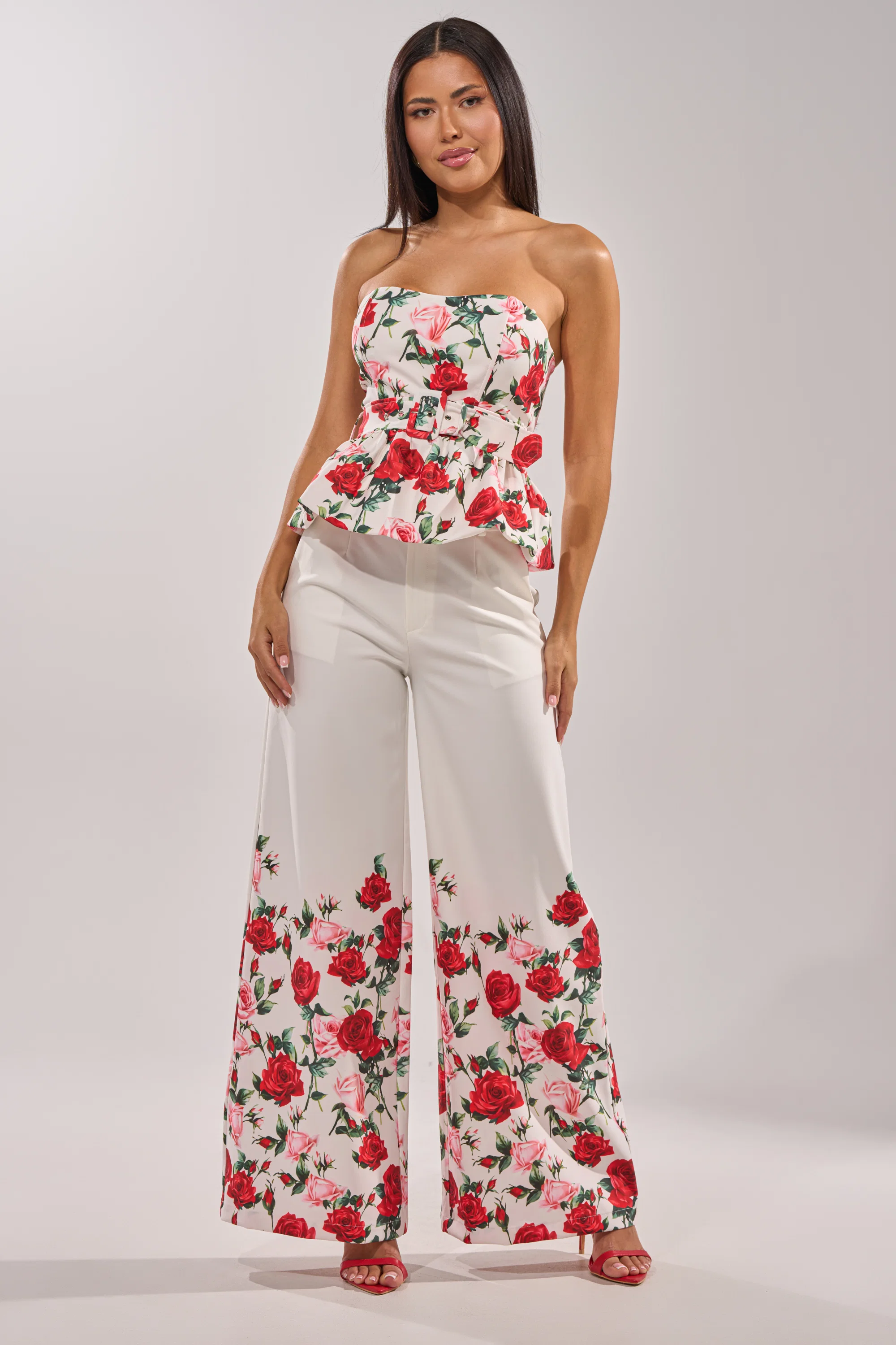 FULL BLOOM FLORAL TROUSER - Akira Store
