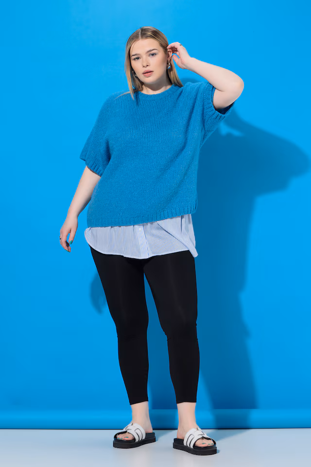 Oversized Short Sleeve Sweater