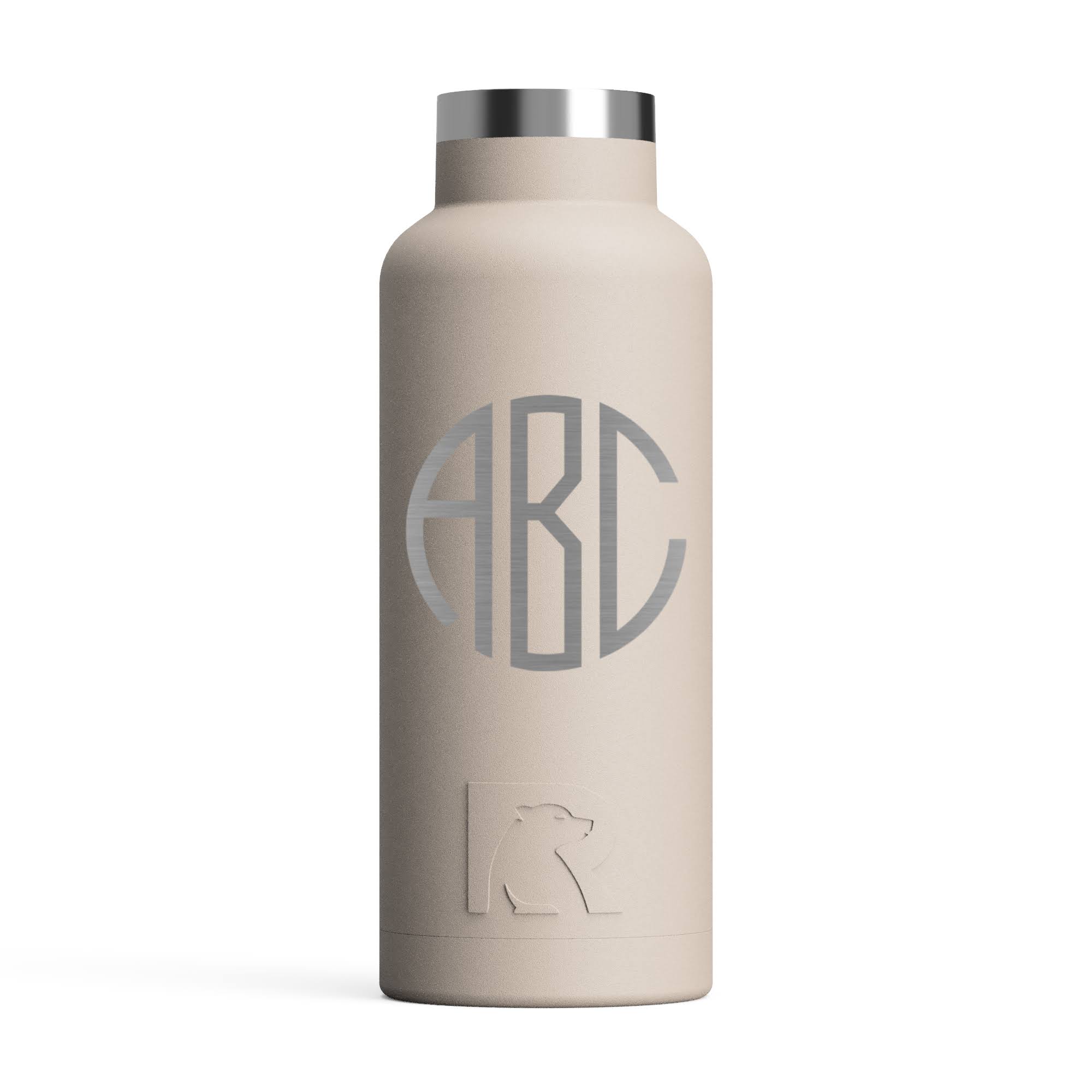 RTIC 16oz Water Bottle, Beach, Matte, Stainless Steel & Vacuum Insulated
