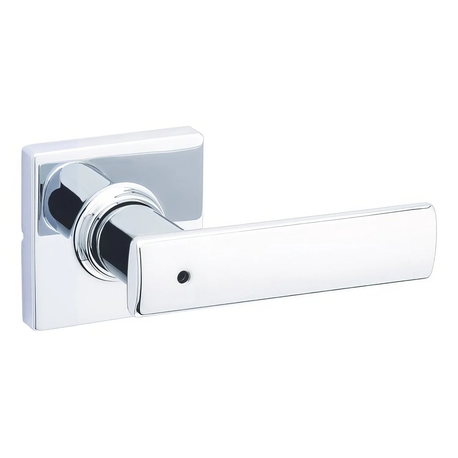 Kwikset 300BRNLSQT Breton Privacy Door Lever with Square Rose - TA Screen Specialist, Inc.