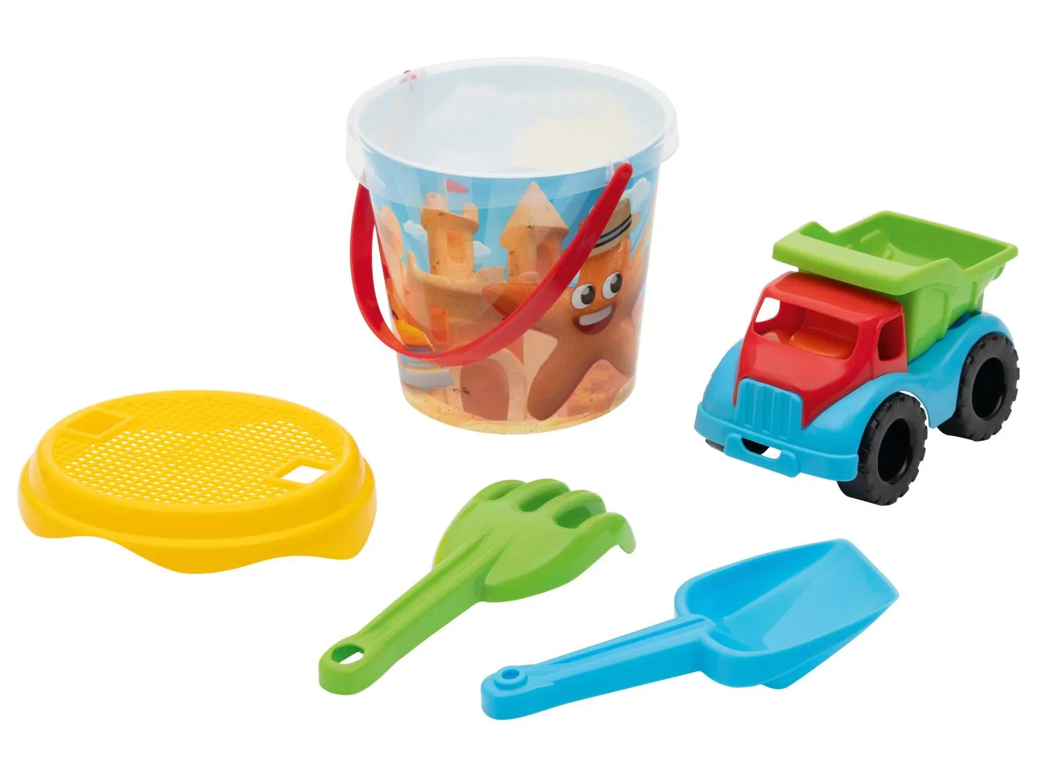 lupilu Jouets de plage avec seau