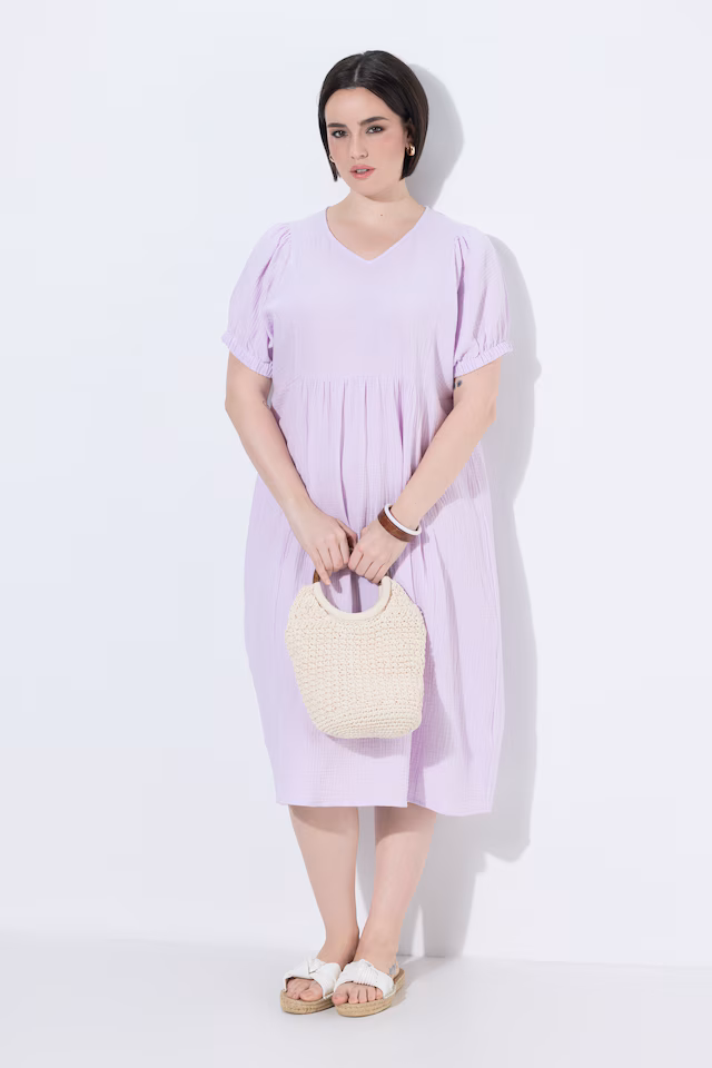 Tonal Leopard Print 3/4 Sleeve Midi Dress