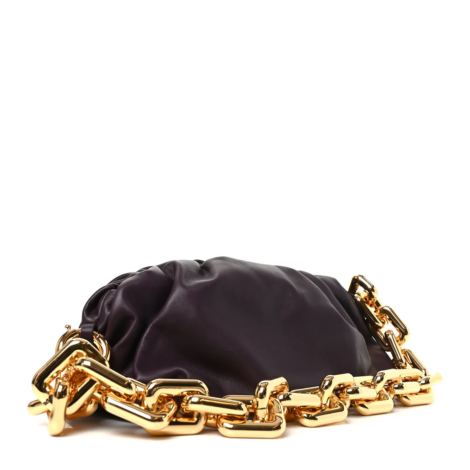 Calfskin The Pouch Chain Grape