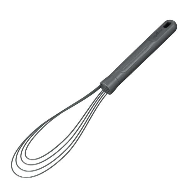 Flatvisp m/silikon 30 cm grå