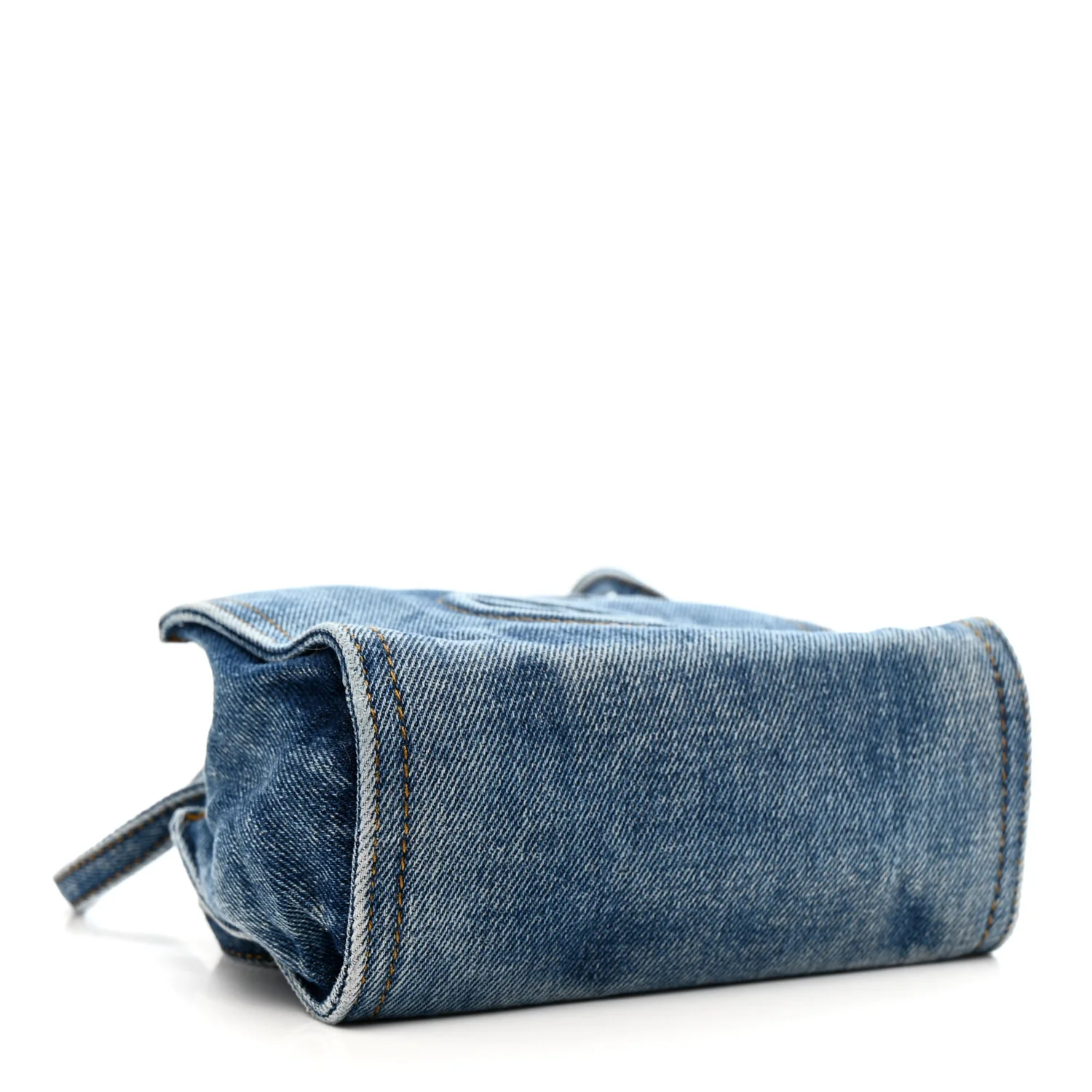 Denim Small Shopping Bag Blue