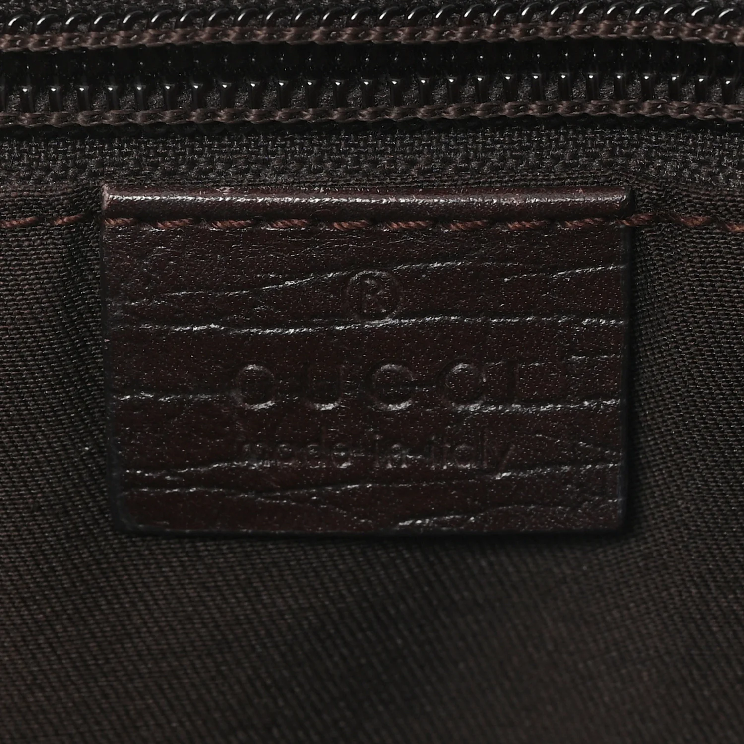 GG Plus Monogram Small Vertical Tote Dark Brown