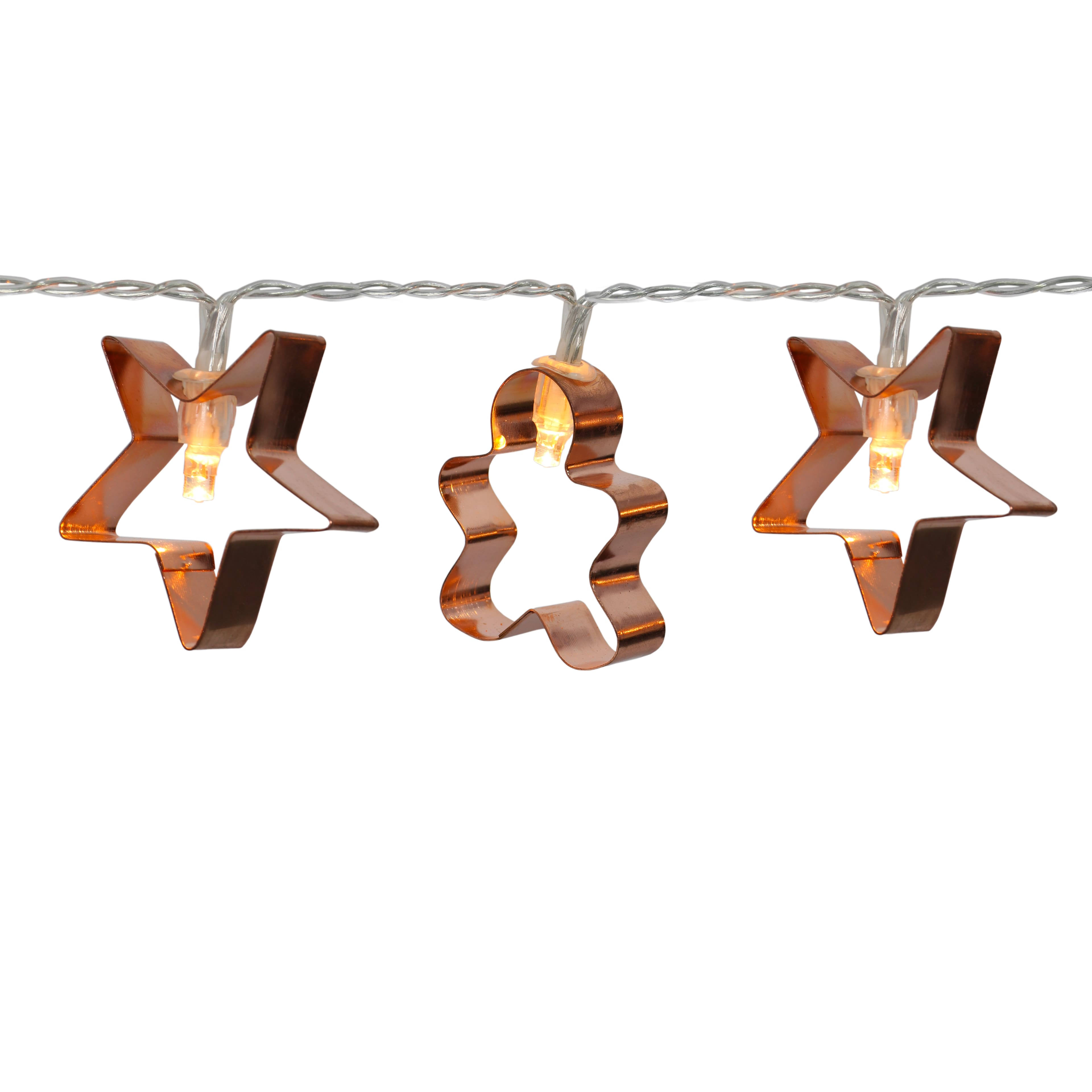 4.5ft Warm White Cookie Cutter LED String Lights with Clear Wire by Ashland | Michaels