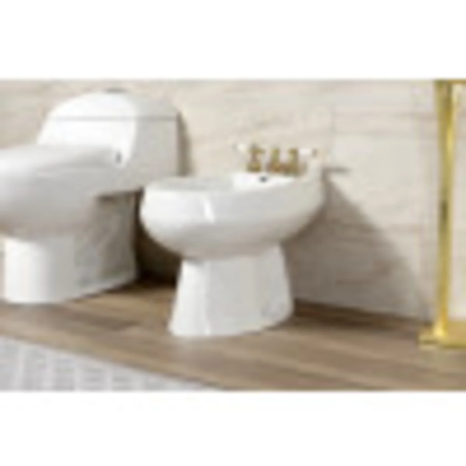 Kingston Brass KB320PL Victorian Three-Handle Bidet Faucet, Matte Black