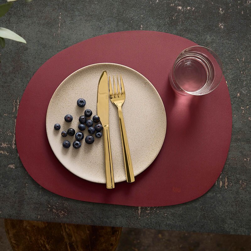 RAW bordbrikke silikon 41x33,5 cm bordeaux