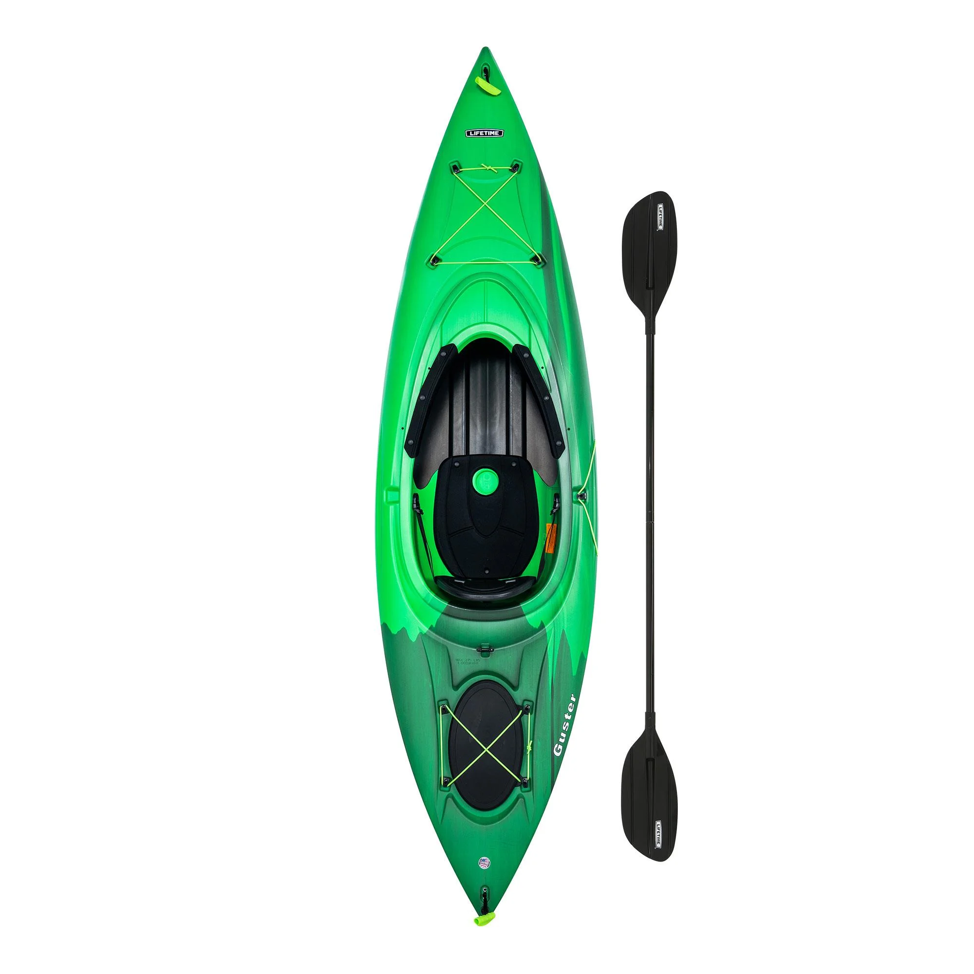 Lifetime Guster 10 Sit - Inside Kayak - Lime Green (90527)