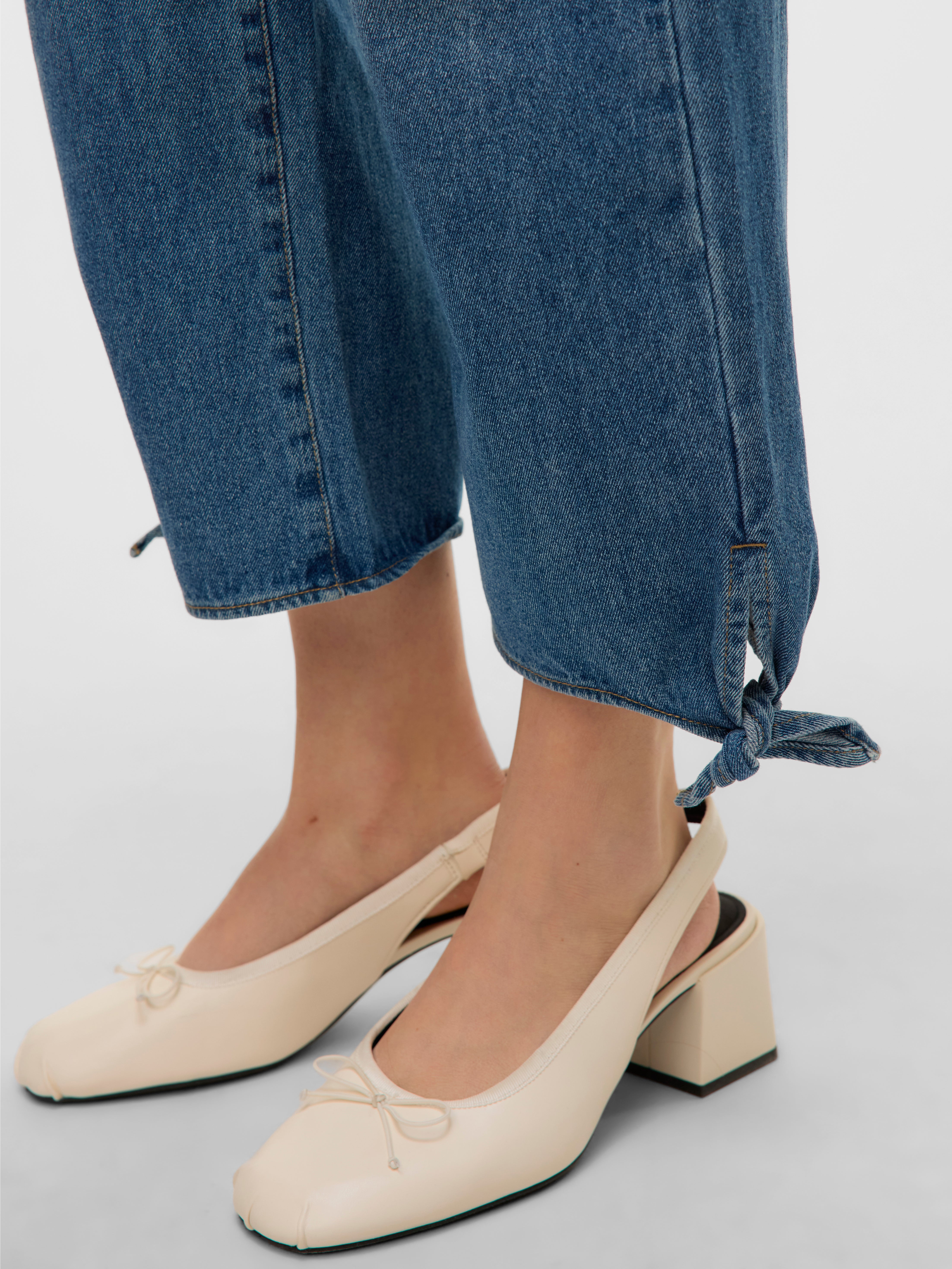 VERO MODA® VMKATHY High rise Wide Fit - Cropped Jeans