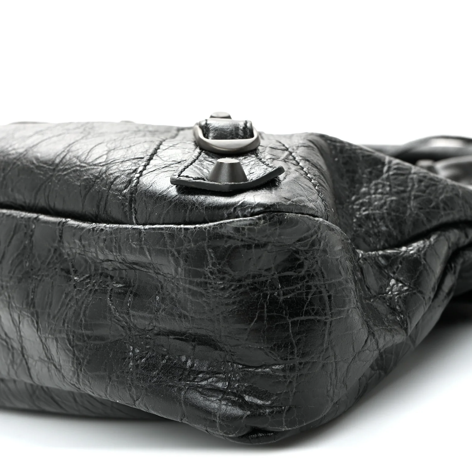 Agneau Arena Classic Hardware Le City First Bag Black