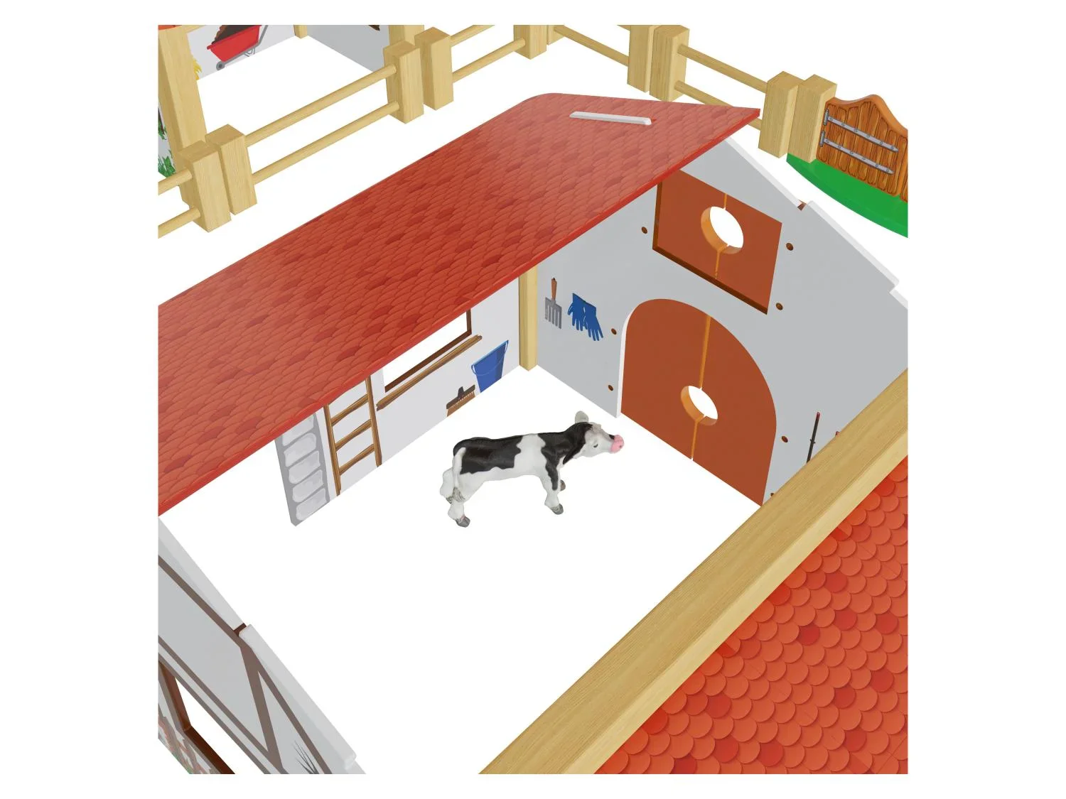 Playtive Ferme, enclos de zoo ou arbres  fes