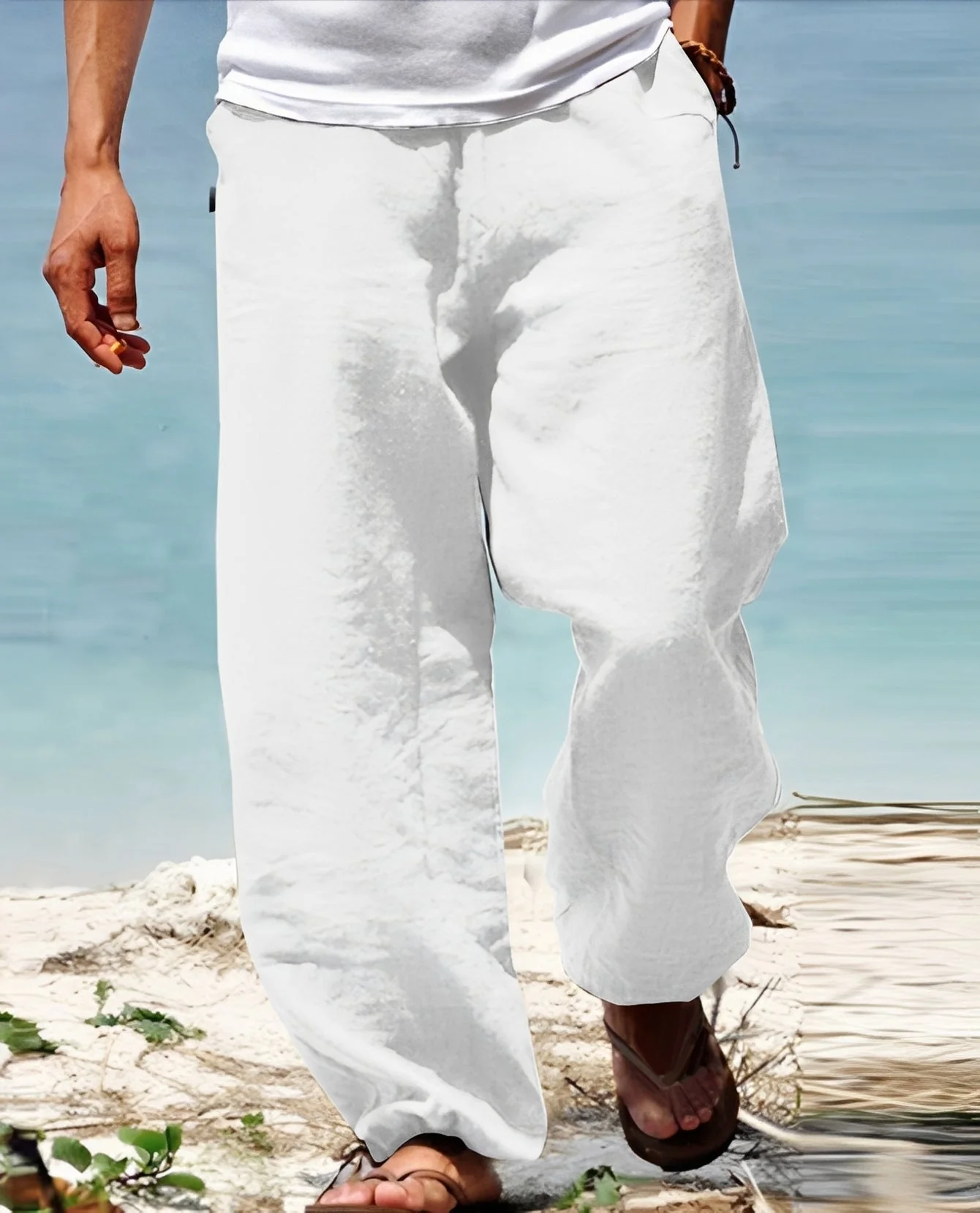 Theo - Pantalon Homme - pour Promenades Ensoleillées en Plein Air