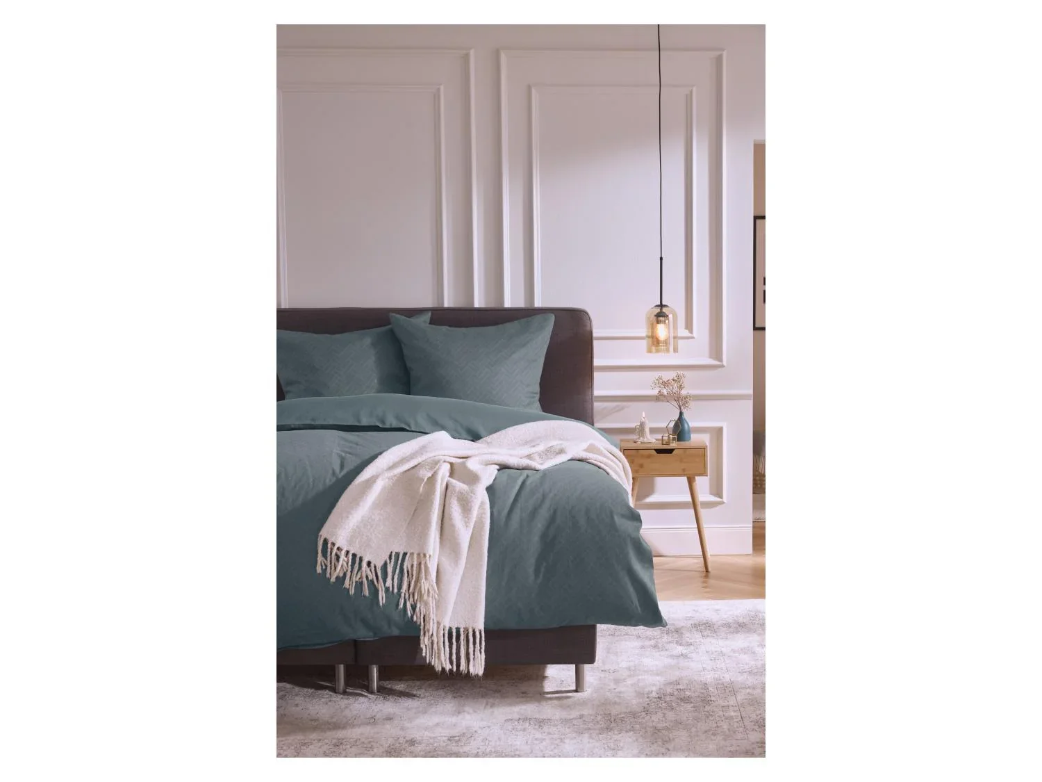 LIVARNO Parure de lit double face en satin, 240 x 220 cm