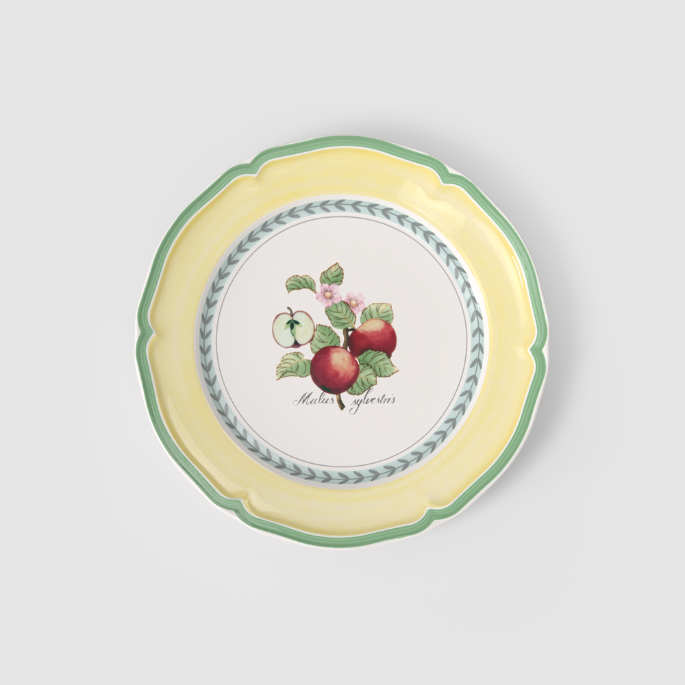 French Garden Dinner plate - Multi-colored, 10.6'', Premium Porcelain