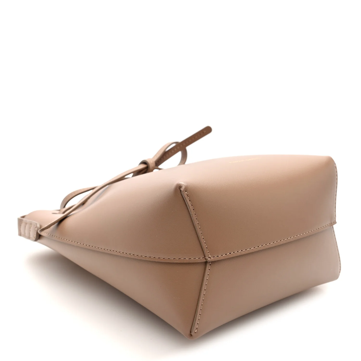 Calfskin Mini Mini Bucket Bag Biscotto