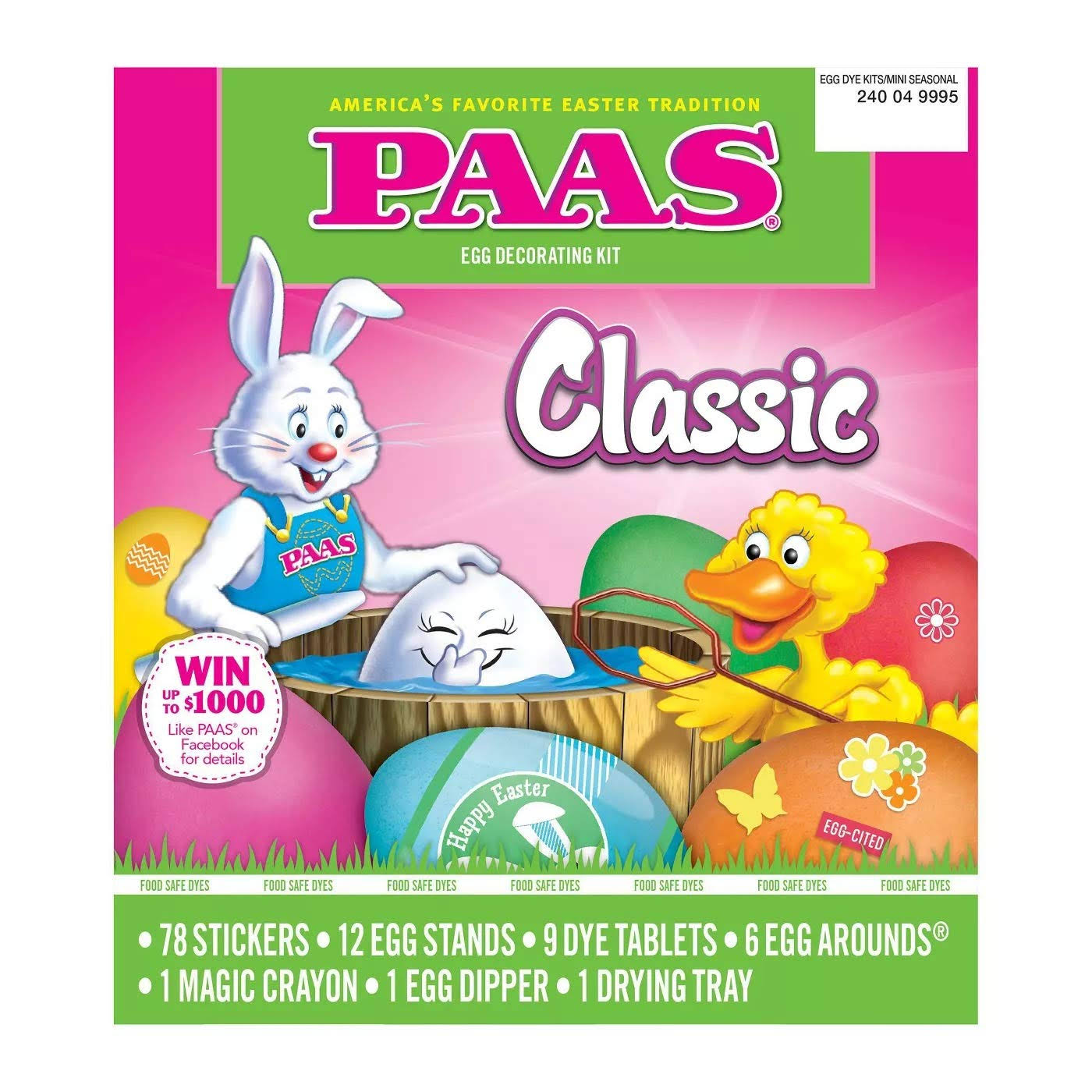 Easter Paas Classic Egg Decorating Kit