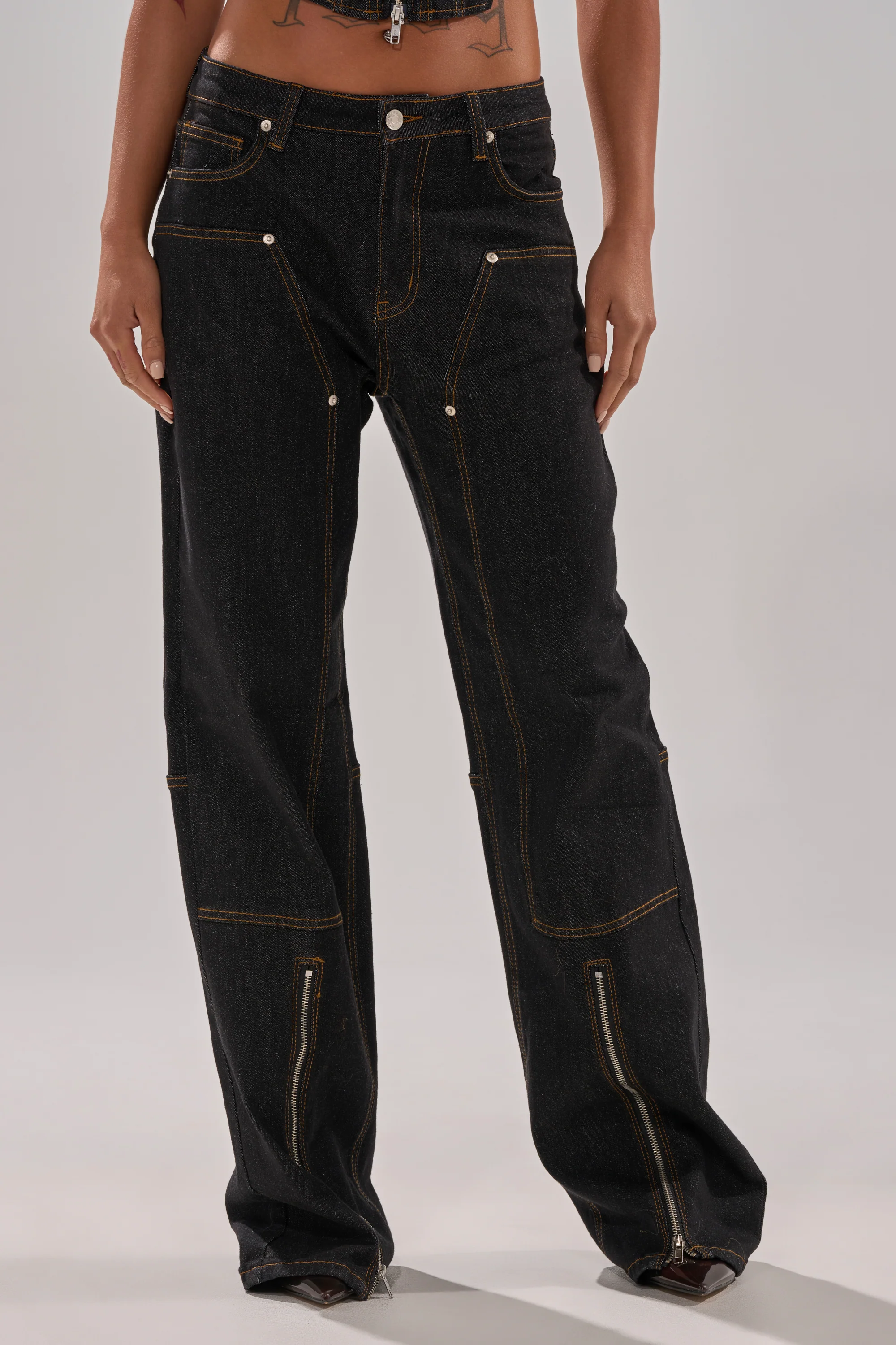HARDEST TO LOVE WIDE LEG DENIM - Akira Store