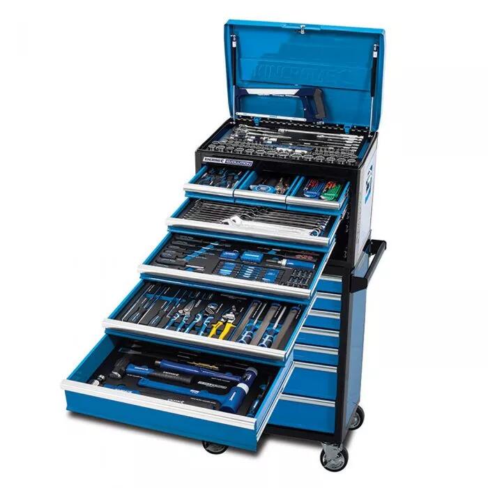 Chariot à outils Kincrome Evolution, 281 pièces, 14 tiroirs de profondeur, K1227