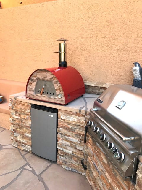 Maximus Portable Wood-Fired Pizza Oven �C Red, Outdoor Pizza Bread Oven - Image 8