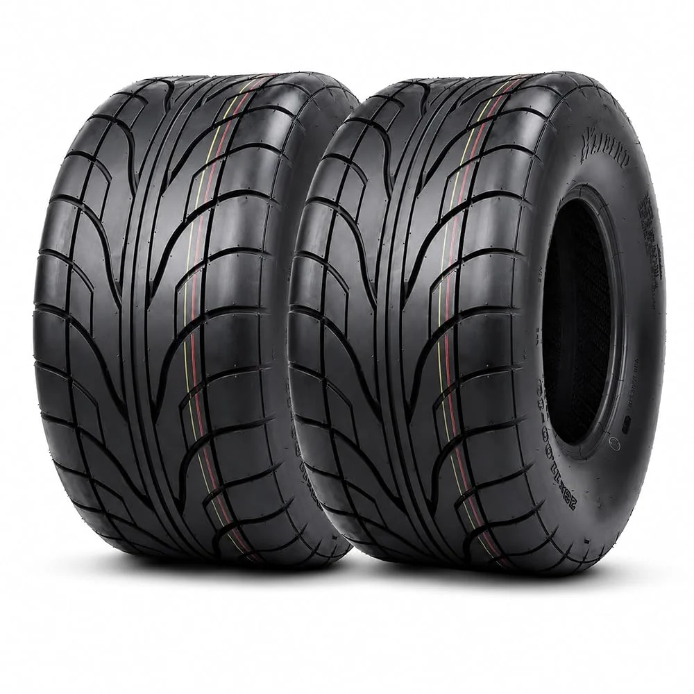 HALBERD 23x11-10 ATV Tires for Hard Pack, 6PR, Tubeless, 10" Rim, 2-Pack