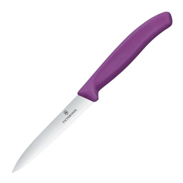 Swiss Classic grønnsakskniv 10 cm lilla