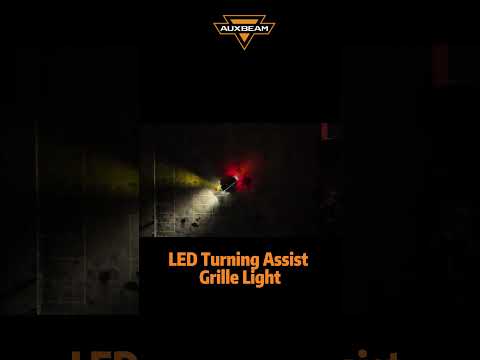 0.8'' 3000K Yellow Bi-LED Projector | 45° Turning-Assist Grille Light for  SUV Truck ATV UTV