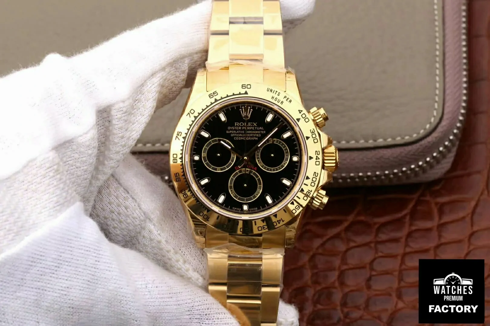 Rolex Daytona Cosmograph M116508-0004 JH Factory Gold Case