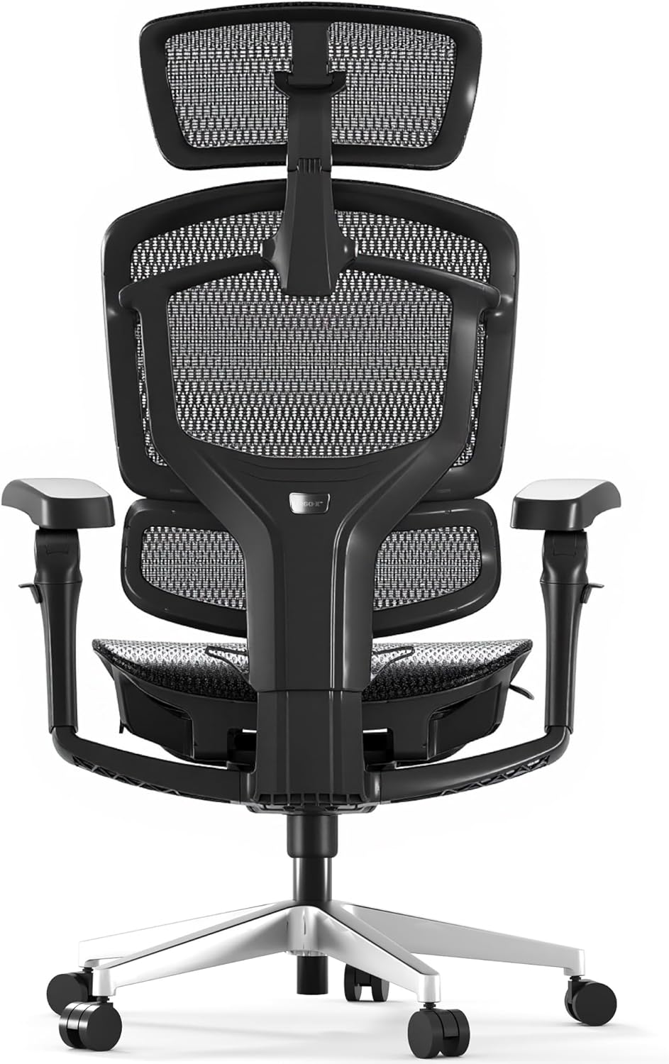FLEXISPOT ErgoX-PRO Ergonomic Office Chair Black – AeroWeave 5.0 Mesh Seat, 5D Lumbar, 7D Armrests, 4D Headrest, 551LBS Capacity – Office, Gaming, Home