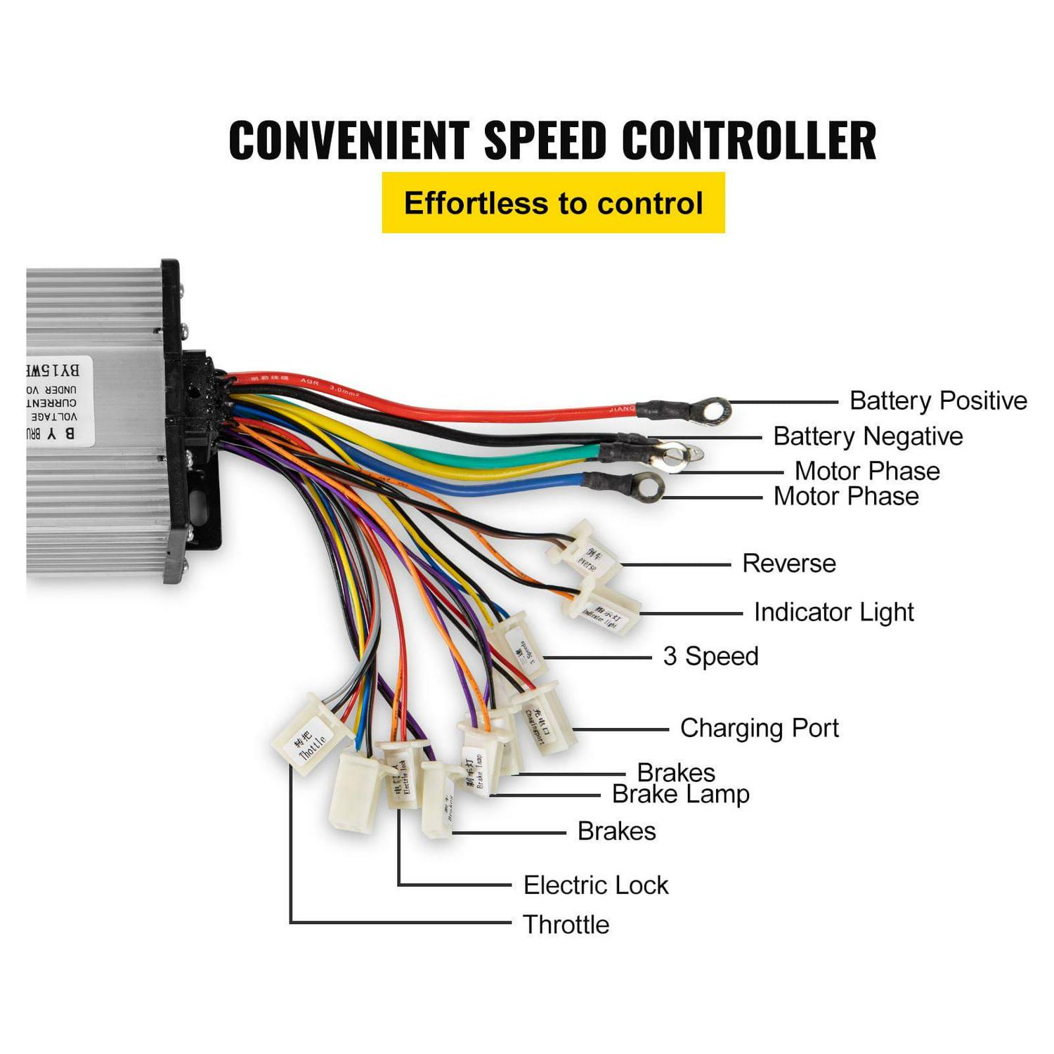 48V 2000W Brushless DC Motor Kit. 4300 RPM. with Controller Throttle. for Go Kart/ATV. 10 lb - Image 5