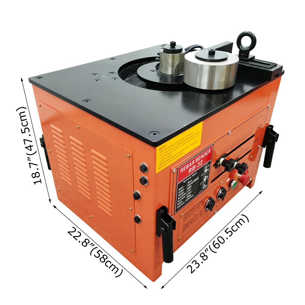 Electric Rebar Bending and Cutting Machine, 3KW Electric Rebar Bender 1-1/4