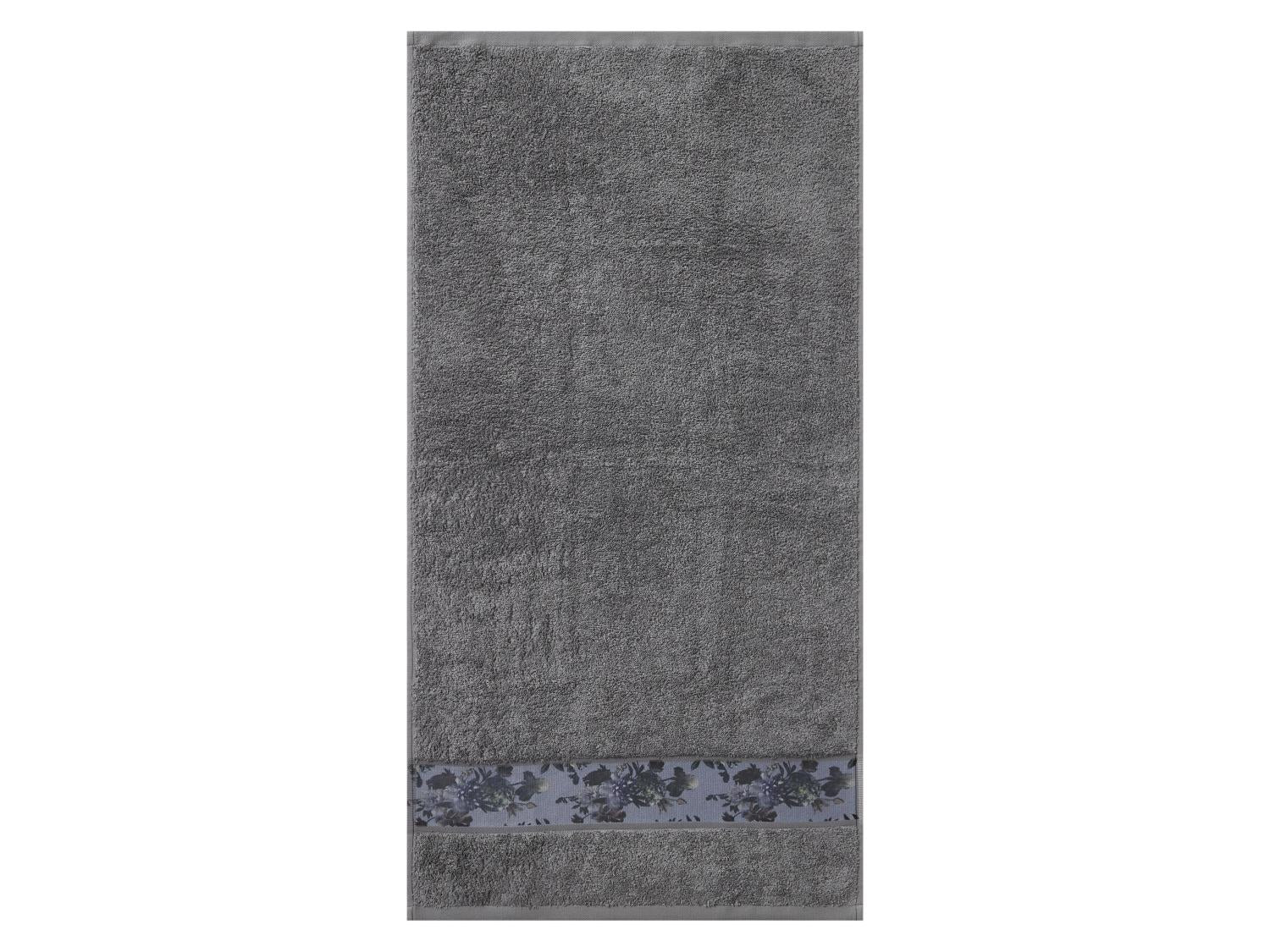 LIVARNO Lot de 2 serviettes ponges, 50 x 100 cm