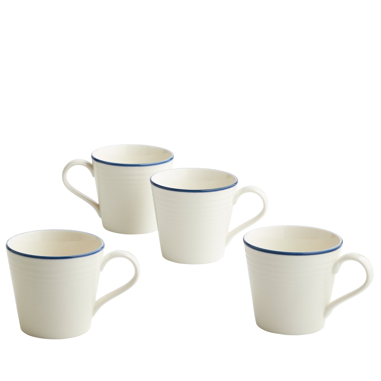 Gordon Ramsay Maze Denim Line Mug, Set of 4