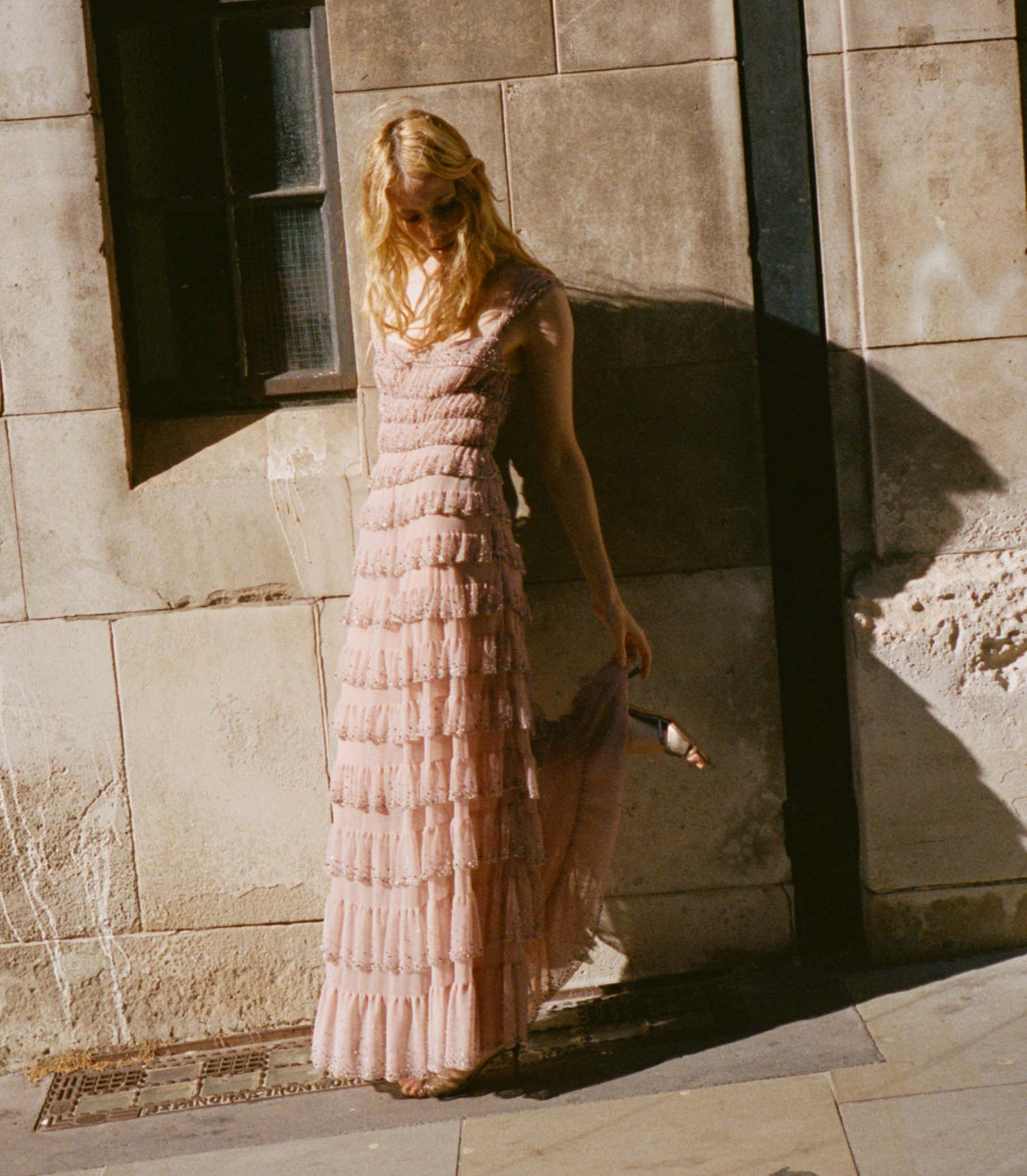 PIERRETTE DRESS - PALE ROSE