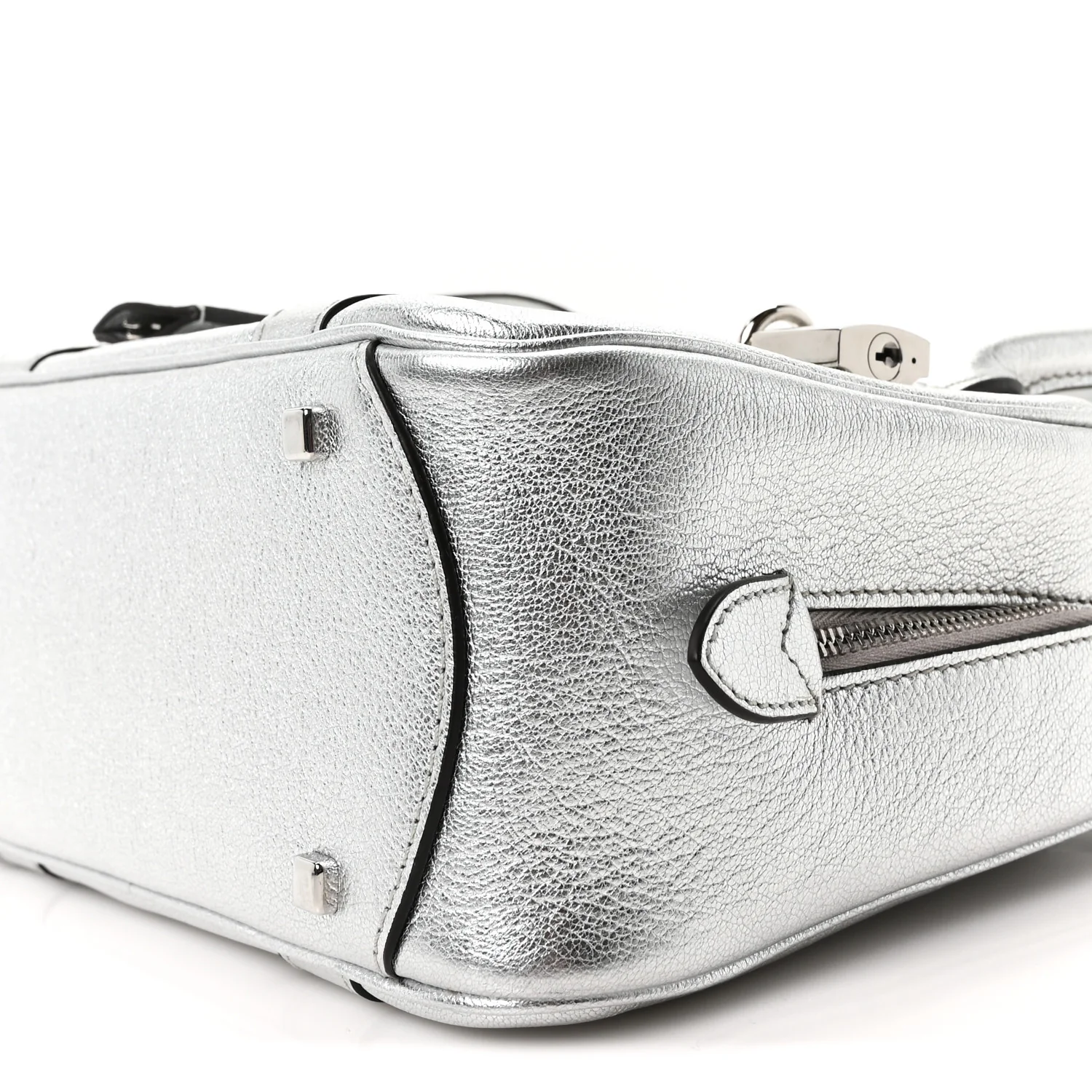 Metallic Chevre Mignon BB Silver