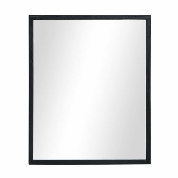 Mainstays Rectangular Wall Mirror - Black - 23 x 29 in
