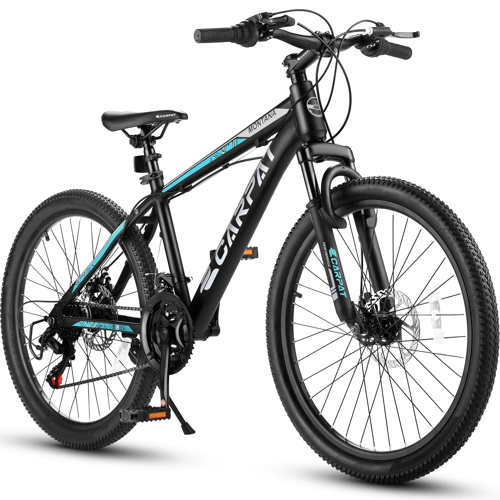 26 Mountain Bike, Aluminum Mountain Bike for Adult with Disc Brakes & Suspension