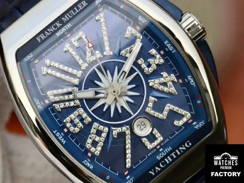 Franck Muller Vanguard V45 45MM Blue Dial