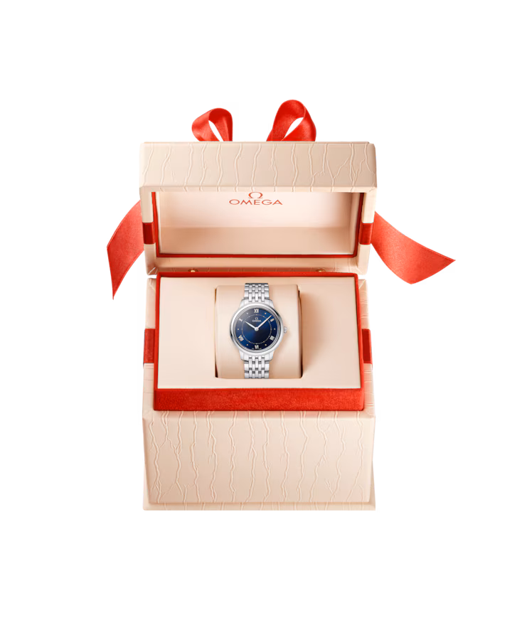 Omega De Ville Prestige Quartz 30mm Ladies Watch Blue-P17332063