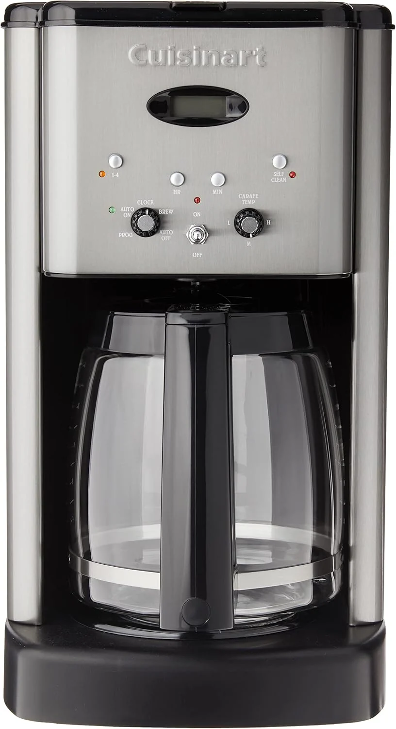 Cafetière programmable Cuisinart DCC-1200P1 Brew Central 12 tasses, carafe, chrome brossé