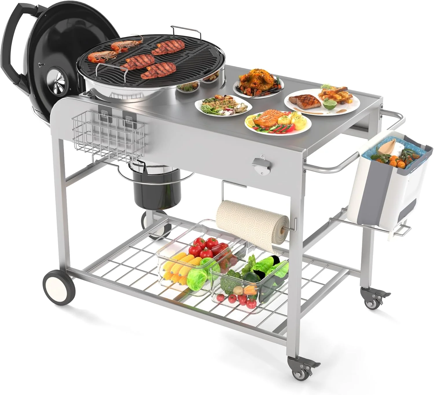 AECOJOY Grill Table for Weber 18
