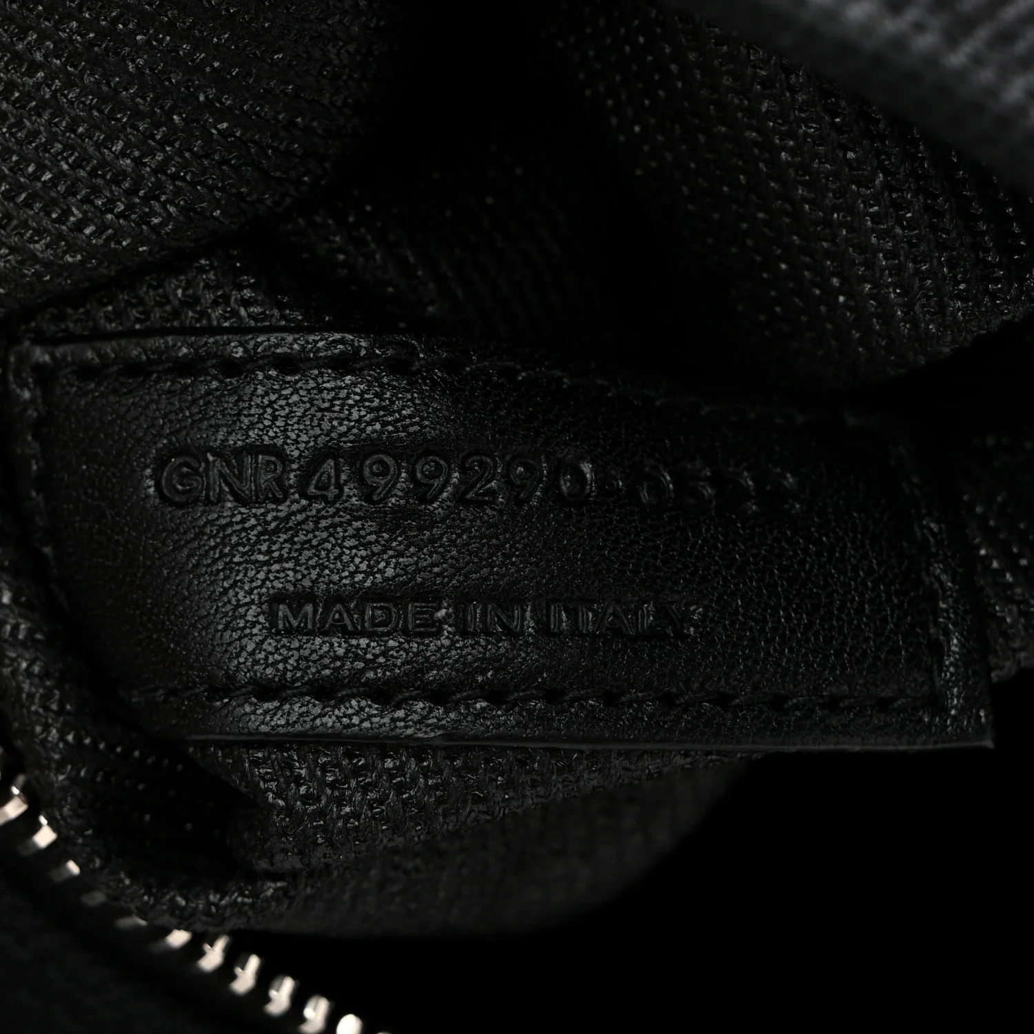 Linen Calfskin Rive Gauche Tote Black