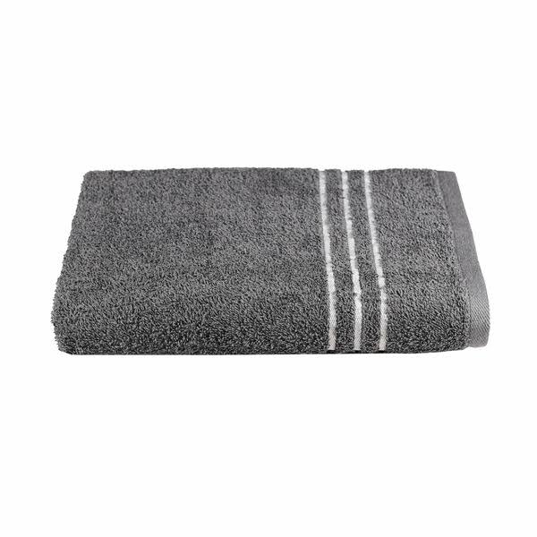 Mainstays Soft & Plush Cotton Bath Towel, Gray